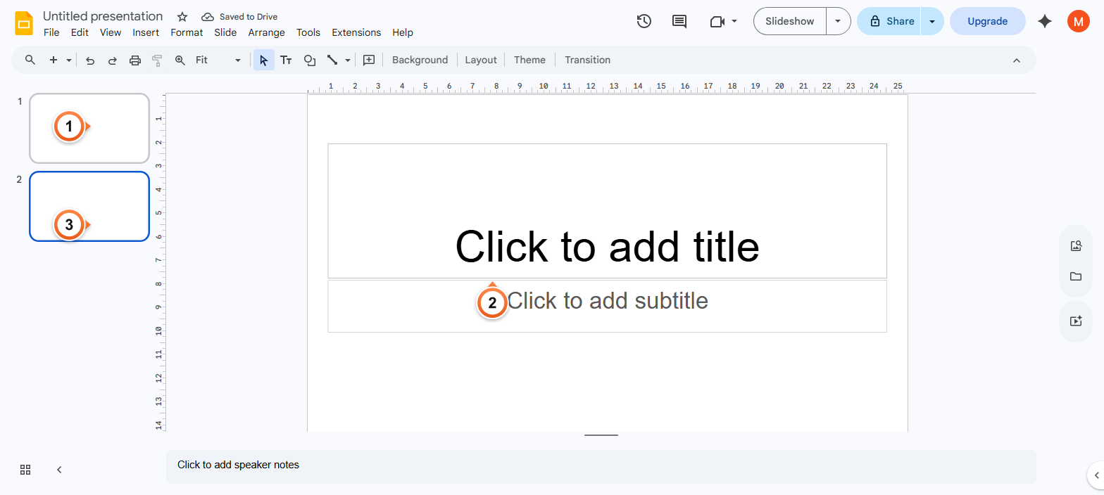 How to duplicate a slide with the keyboard shortcut?