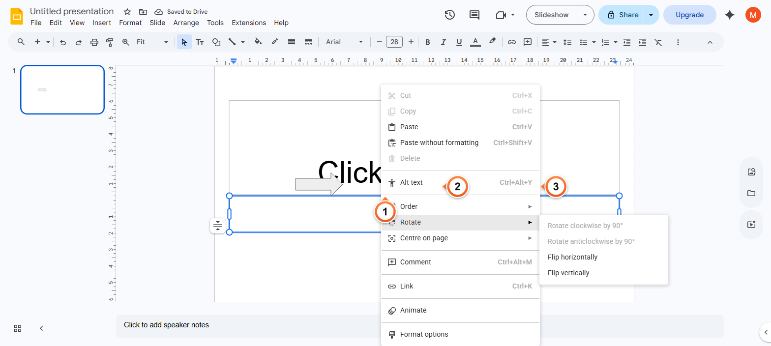 How to flip an image with a right-click shortcut?