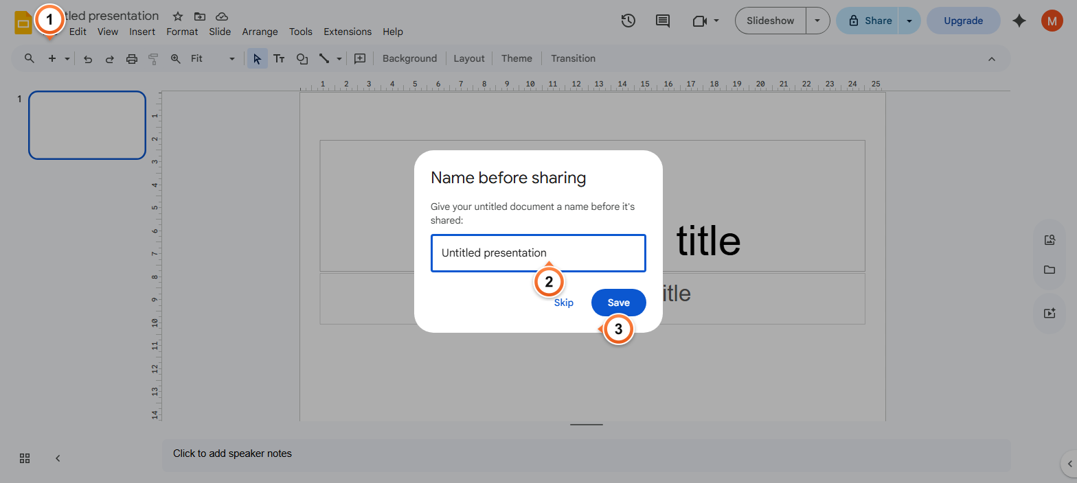 How to loop a published Google Slides deck?